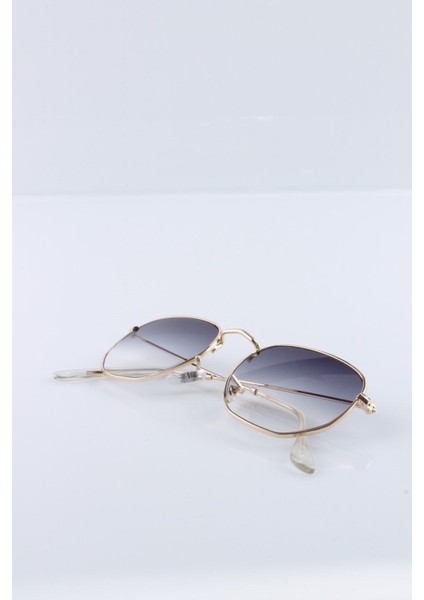 Unısex Siyah Altın UV400 Güneş Gözlüğü 615243 indirimleri