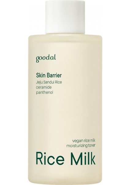 Vegan Rice Milk Moisturizing Toner - Pirinç Sütü Özlü Nemlendirici Vegan Tonik