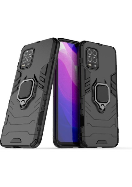 Xiaomi 10 Lıte 5g Askeri Damla Koruma Kickstand Darbeye (Yurt Dışından)
