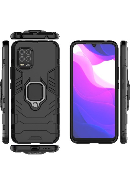 Xiaomi 10 Lıte 5g Askeri Damla Koruma Kickstand Darbeye (Yurt Dışından) modelleri