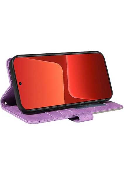 Xiaomi 13 Kickstand Koruyucu Iki Renkli Dikiş Pu Deri (Yurt Dışından) indirimleri