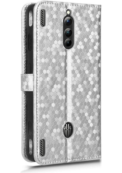 Zte Nubia Kırmızı Sihirli 8 Pro Manyetik Toka Deri Cüzdan Kapak (Yurt Dışından)
