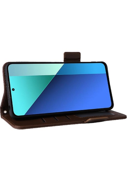 Xiaomi Redmi Için Not 13 4g Manyetik Yan Toka Kart Yuvaları Tutucu Pu (Yurt Dışından)