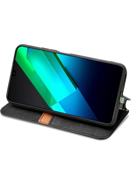 Infinix Not 12 Için Kılıf Deri Kılıf Cüzdan Fonksiyonu Kapak Çevirin Moda (Yurt Dışından)