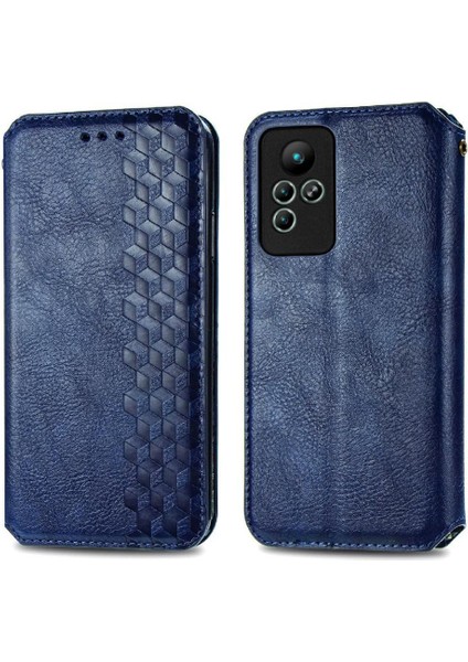 Infinix Not 11 Için Kılıf Cüzdan Fonksiyonu Deri Çanta Zarif Flip (Yurt Dışından)