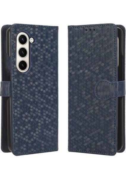 Samsung Galaxy Z Için Kılıf Fold 5 Geometrik Desen Deri Cüzdan Kapak (Yurt Dışından) indirimleri
