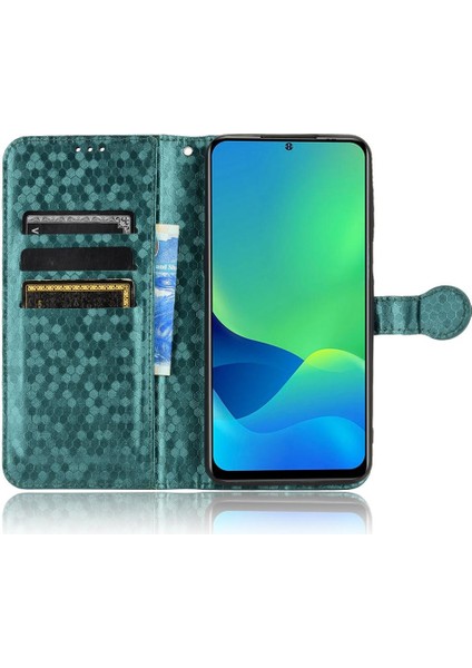 Ulefone Not 13P Geometrik Desen Manyetik Toka Deri Cüzdan Için Kılıf (Yurt Dışından)