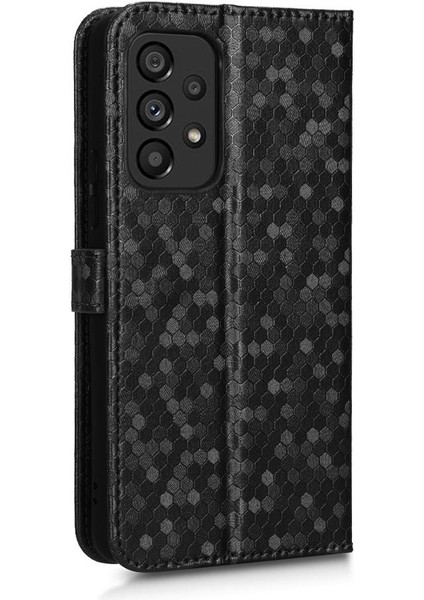 Samsung Galaxy A53 5g Için Geometrik Desen Deri Cüzdan Kapak (Yurt Dışından) modelleri