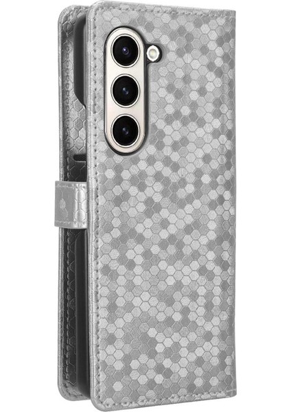 Samsung Galaxy Z Için Kılıf Fold 5 Geometrik Desen Deri Cüzdan Kapak (Yurt Dışından) modelleri