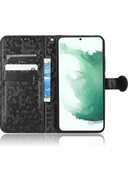 Samsung Galaxy S22 Artı 5g Için Geometrik Desen Deri Cüzdan Kapak (Yurt Dışından)