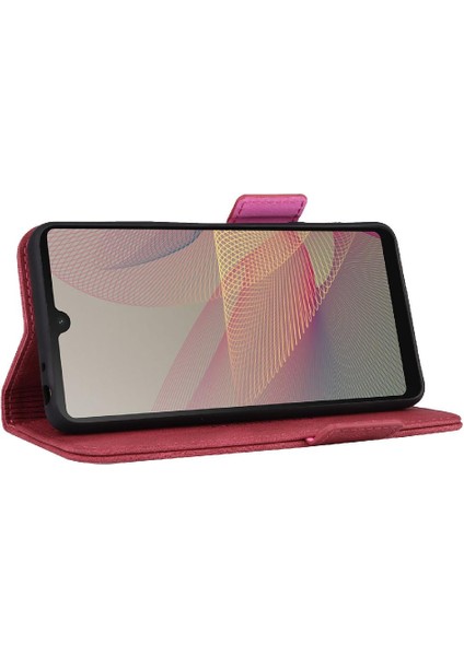 Kart Tutucu Kickstand Tam Koruma ile Sony Xperia Ace Iii Için Kılıf (Yurt Dışından)