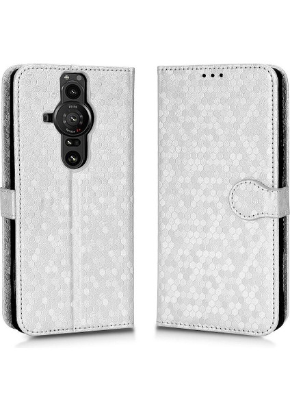 Sony Xperia Pro Için Kılıf-I Manyetik Toka Deri Cüzdan Kapak Geometrik (Yurt Dışından) indirimleri