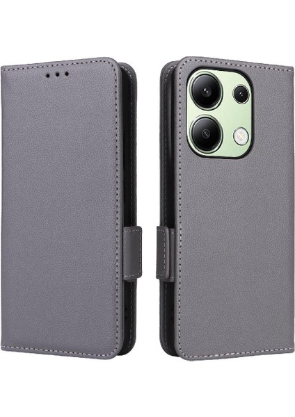 Xiaomi Redmi Için Not 13 4g Manyetik Yan Toka Kart Yuvaları Tutucu Pu (Yurt Dışından)