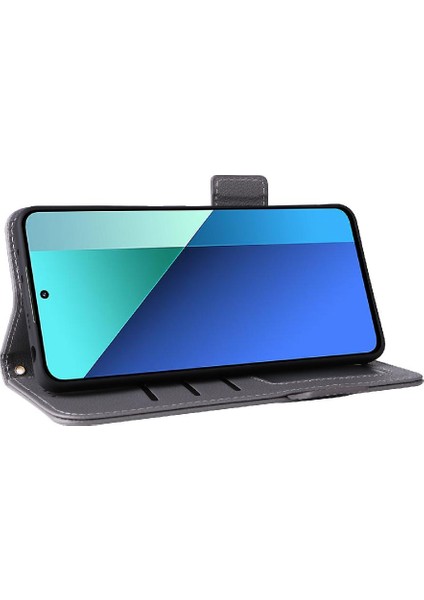 Xiaomi Redmi Için Not 13 4g Manyetik Yan Toka Kart Yuvaları Tutucu Pu (Yurt Dışından)