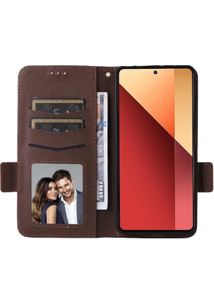 Xiaomi Redmi Için Not 13 Pro 4g Yan Toka Cüzdan Pu Deri Kart (Yurt Dışından)