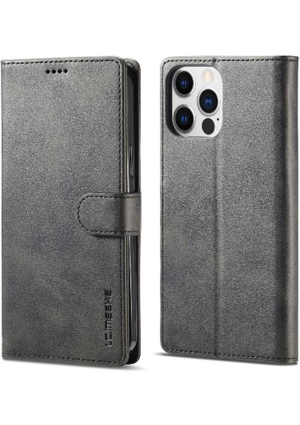 Iphone 13 Için Kılıf Pro Max Kart Yuvaları Cüzdan Tutucu ile Buzağı Doku (Yurt Dışından)