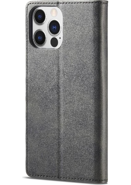 Iphone 13 Için Kılıf Pro Max Kart Yuvaları Cüzdan Tutucu ile Buzağı Doku (Yurt Dışından)