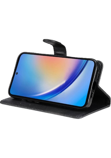Kart Yuvası ile Samsung Galaxy A35 5g Klasik Düz Renk Için Flip Case (Yurt Dışından) indirimleri