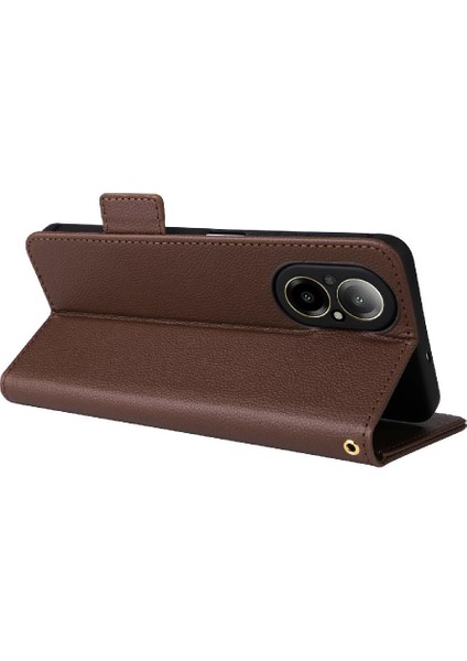 Realme C67 4g Cüzdan Manyetik Kart Yuvaları Için Kılıf Tutucu Pu Deri Yan (Yurt Dışından) fiyatları