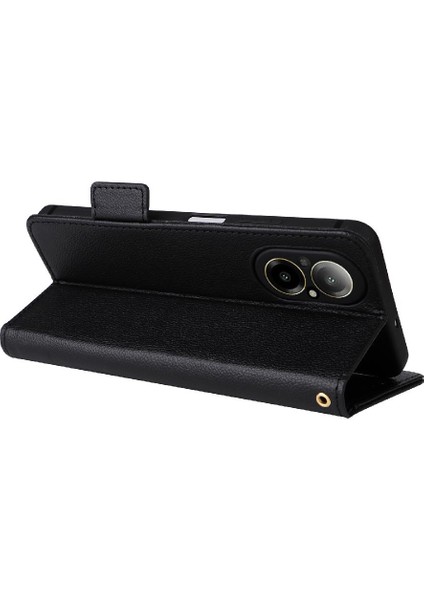 Realme C67 4g Cüzdan Manyetik Kart Yuvaları Için Kılıf Tutucu Pu Deri Yan (Yurt Dışından) modelleri