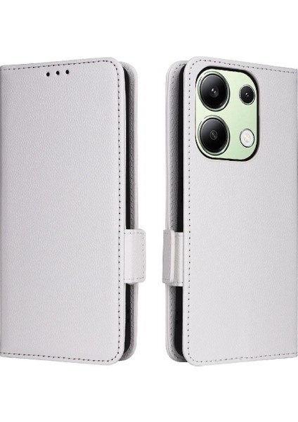 Xiaomi Redmi Için Not 13 4g Manyetik Yan Toka Kart Yuvaları Tutucu Pu (Yurt Dışından)