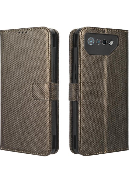 Asus Rog Telefon 7 Kickstand Manyetik Cüzdan Kapak Kart Tutucu Için Kılıf (Yurt Dışından)