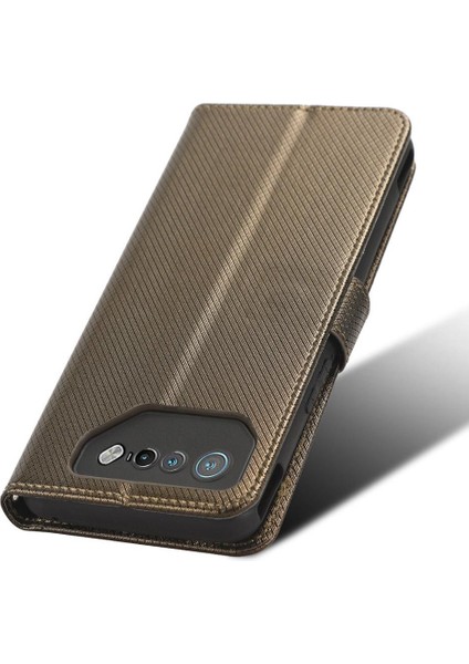 Asus Rog Telefon 7 Kickstand Manyetik Cüzdan Kapak Kart Tutucu Için Kılıf (Yurt Dışından)