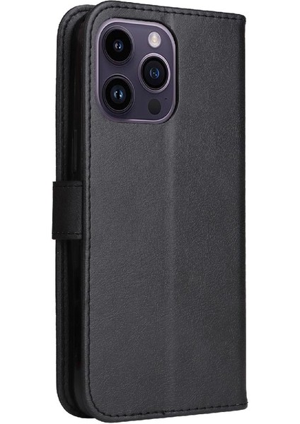 Iphone 15 Için Flip Case Pro Max Iş Cüzdan Telefon Kılıfı Yüksek Kalite (Yurt Dışından)