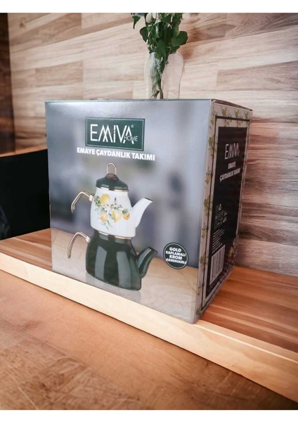 Yeşil Emiva Emaye Çaydanlık 3 L + Emaye fiyatları