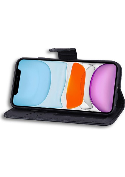 IPhone 11 Için Flip Case Deri Çanta Basit Iş Cüzdan Darbeye (Yurt Dışından) indirimleri