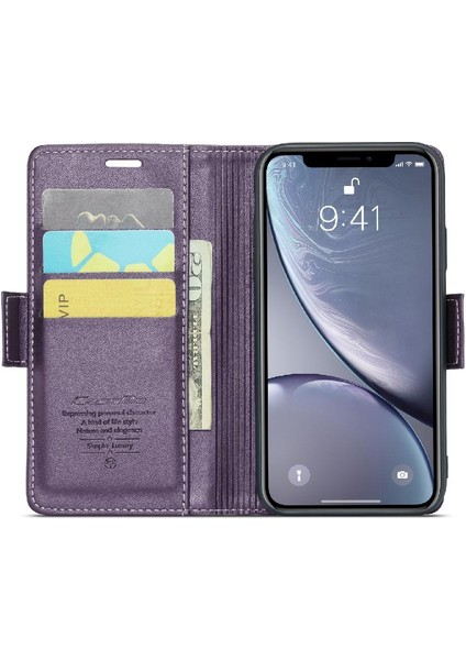IPhone Xr Darbeye Dayanıklı Durumda Anti Dolandırıcılık Kickstand Kart Yuvası (Yurt Dışından) modelleri