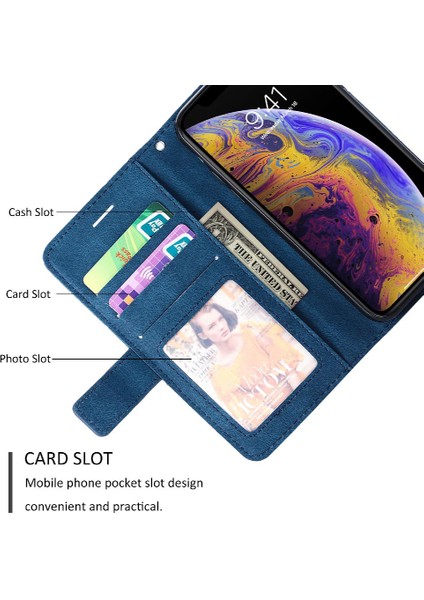 IPhone X/xs Darbeye Dayanıklı Manyetik Cüzdan Çevirme Folyo Kart Tutucu Pu (Yurt Dışından) fırsatları