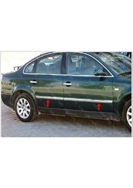 Vw Passat 3b Krom Yan Kapı Çıtası 4 Kapı 1996-2005 Model Arası P. Çelik