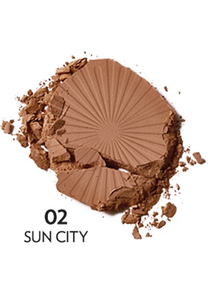 Sun Bright Bronzer Powder No: 02 Sun City - Bronzlaştırıcı Pudra - 8691190537456 fiyatları