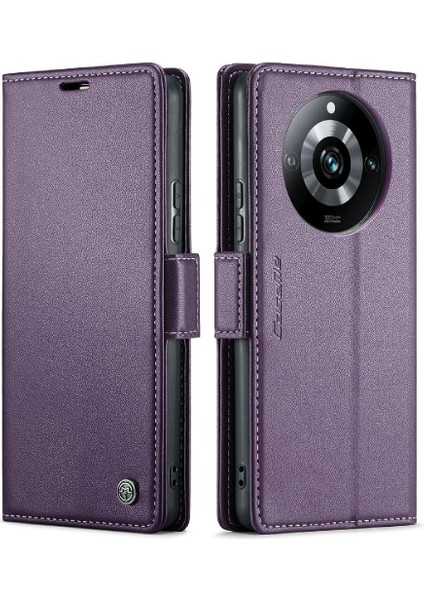 Realme 11 Pro Anti Dolandırıcılık Darbeye Dayanıklı Durumda Kart Yuvası Cüzdan (Yurt Dışından)