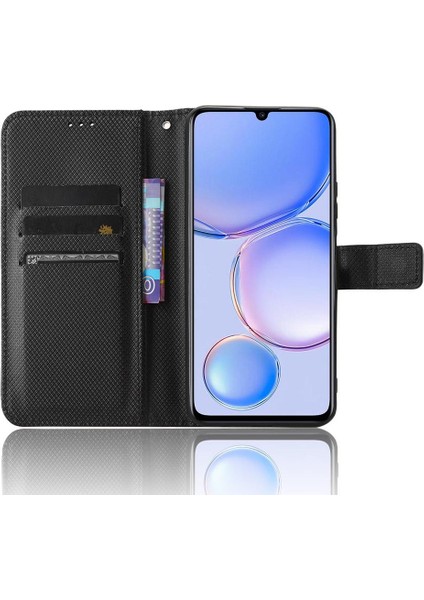 Huawei Zevk 60X Kapak Kart Tutucu Manyetik Cüzdan Kickstand (Yurt Dışından)