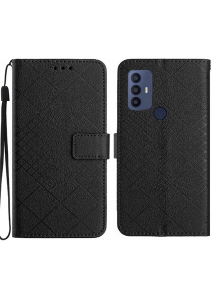 El Kayışı Kart Yuvası Standı ile Tcl 30 Se Cüzdan Pu Deri Için Flip Case (Yurt Dışından)