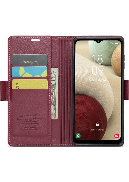 Samsung Galaxy A12 5g Için Caseme Durumda Cüzdan Kılıf Darbeye Vaka Anti (Yurt Dışından)