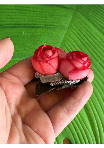 8x5 cm Pembe Tomurcuk Güllü Iğneli Broş Yaka Iğnesi Türban Giyim Aksesuarı fiyatları