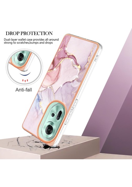 Oppo Oppo 11 Için Kılıf 5g Yumuşak Tampon Ince Tpu Koruma Mermer Desen (Yurt Dışından) modelleri