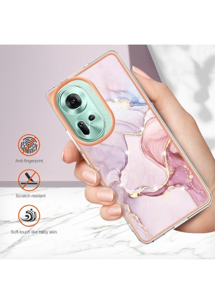 Oppo Oppo 11 Için Kılıf 5g Yumuşak Tampon Ince Tpu Koruma Mermer Desen (Yurt Dışından) indirimleri