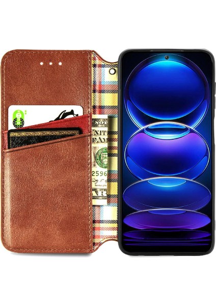 Xıaomı Redmi Not 12 Pro Zarif Iş Moda Tasarım Flip Case (Yurt Dışından) modelleri
