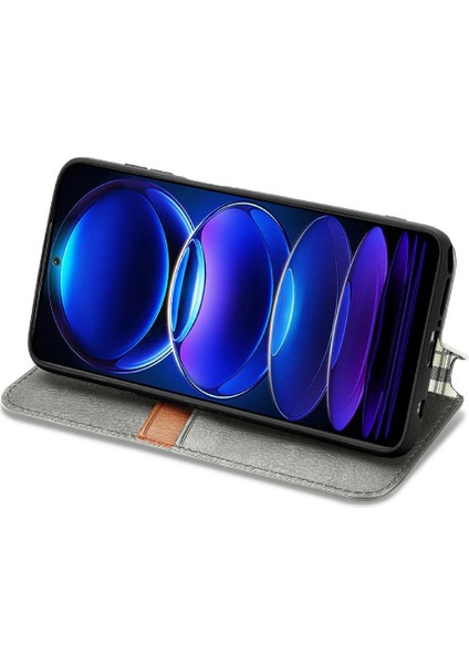 Xıaomı Redmi Not 12 Pro Zarif Iş Moda Tasarım Flip Case (Yurt Dışından) modelleri