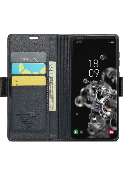 Samsung Galaxy S20 Ultra Darbeye Dayanıklı Durumda Anti Dolandırıcılık Cüzdan (Yurt Dışından) indirimleri