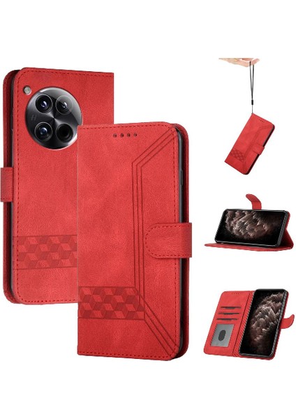 Kullanışlı Stand Özelliği ile Oneplus 12 Kılıf ile Uyumlu Pu Deri Kart (Yurt Dışından)