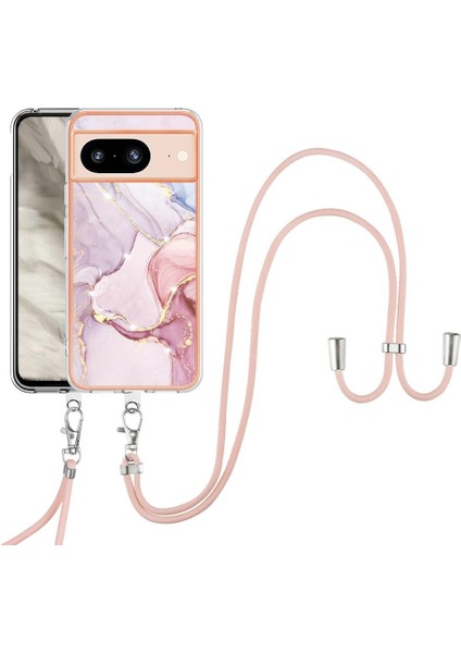 Google Piksel 8 Anti-Scratch Yumuşak Tampon Crossbody Kordon Askısı Için Kılıf (Yurt Dışından)