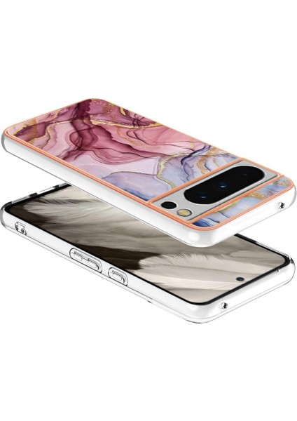 Google Piksel 8 Pro 5g Mermer Silikon Tampon Tpu Darbeye ile Uyumlu (Yurt Dışından) modelleri