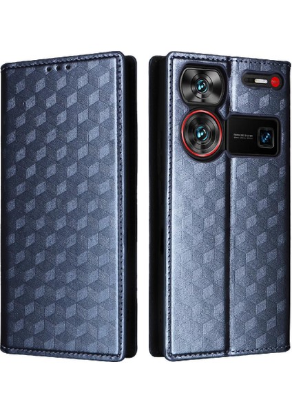 Nubia Z60 Ultra 5g Için Kılıf Cüzdan Kart Yuvaları Tutucu Manyetik Kapatma Pu (Yurt Dışından)
