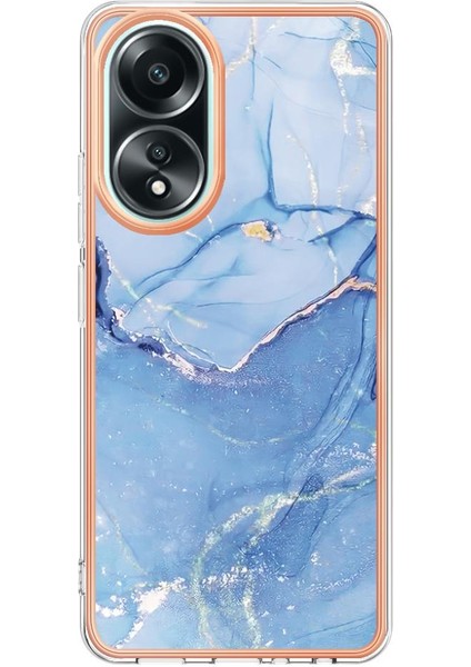 Oppo With 4g Tampon Tpu Silikon Darbeye Dayanıklı Mermer ile Uyumlu (Yurt Dışından) fiyatları