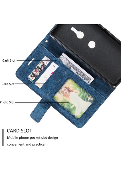 Sony Xperia Xz3 Kart Tutucu Kickstand Darbeye Manyetik Pu Flip Için Kılıf (Yurt Dışından) fırsatları